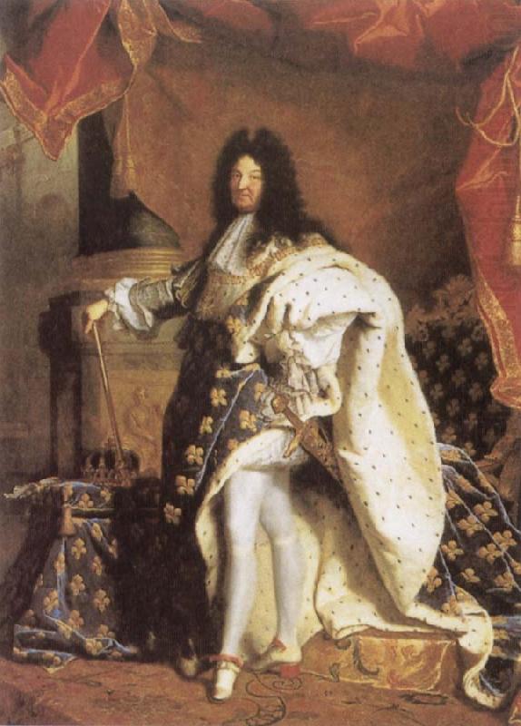 Louix XIV, Hyacinthe Rigaud